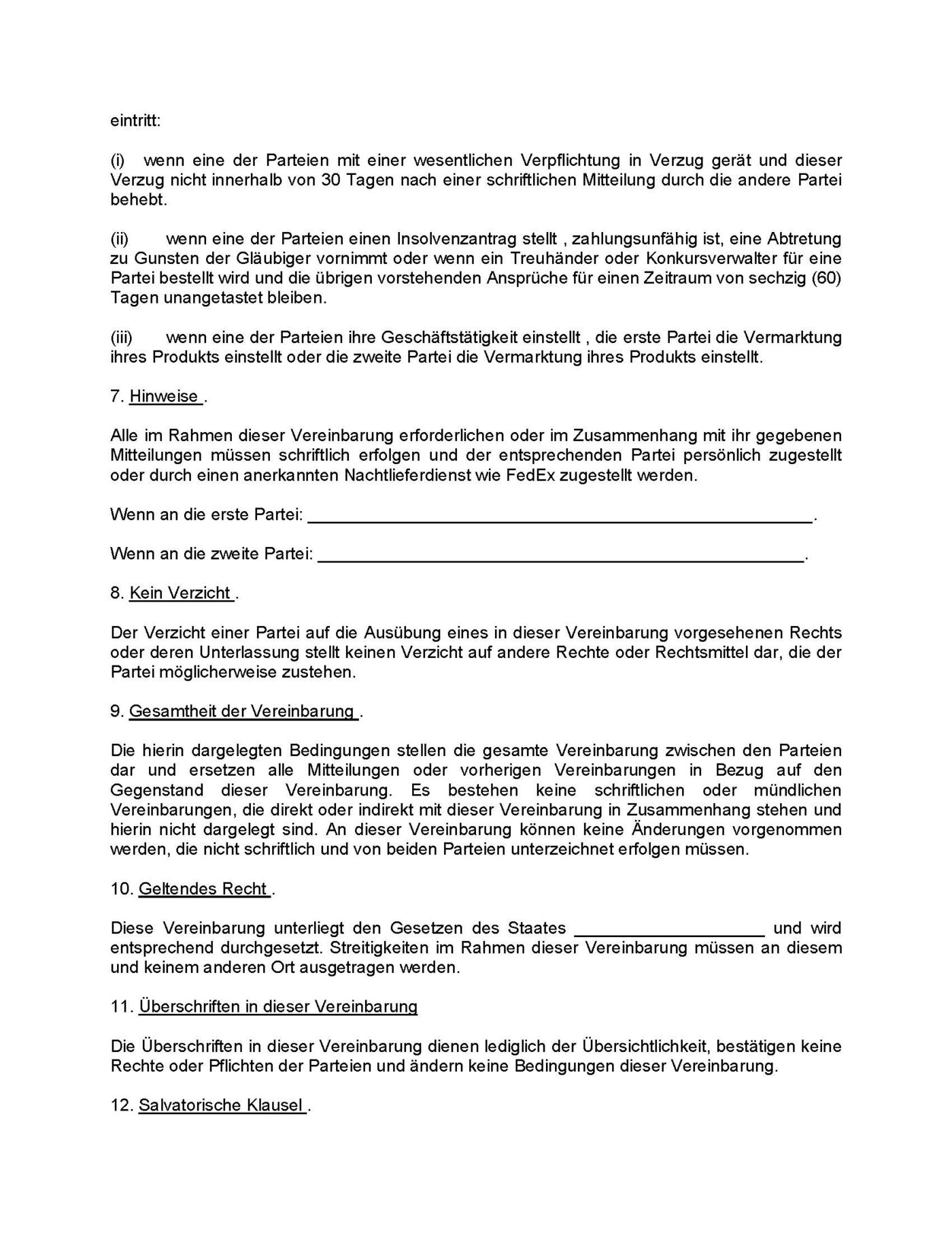 Gemeinsame Marketingvereinbarung Microsoft Word-Dokument (.docx) – Bild 5