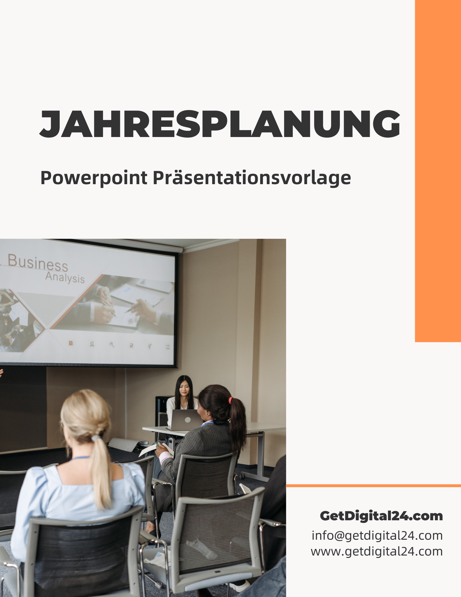 Jahresplanung Vorlage für PowerPoint