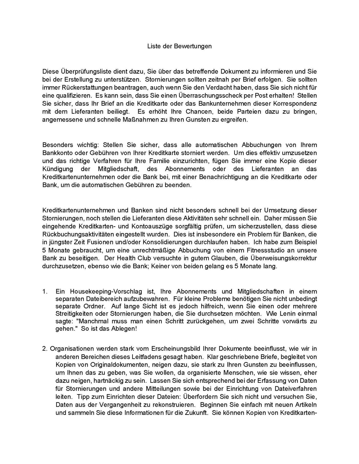 Kündigung der Mitgliedschaft, des Abonnements an den Lieferanten – Bild 3