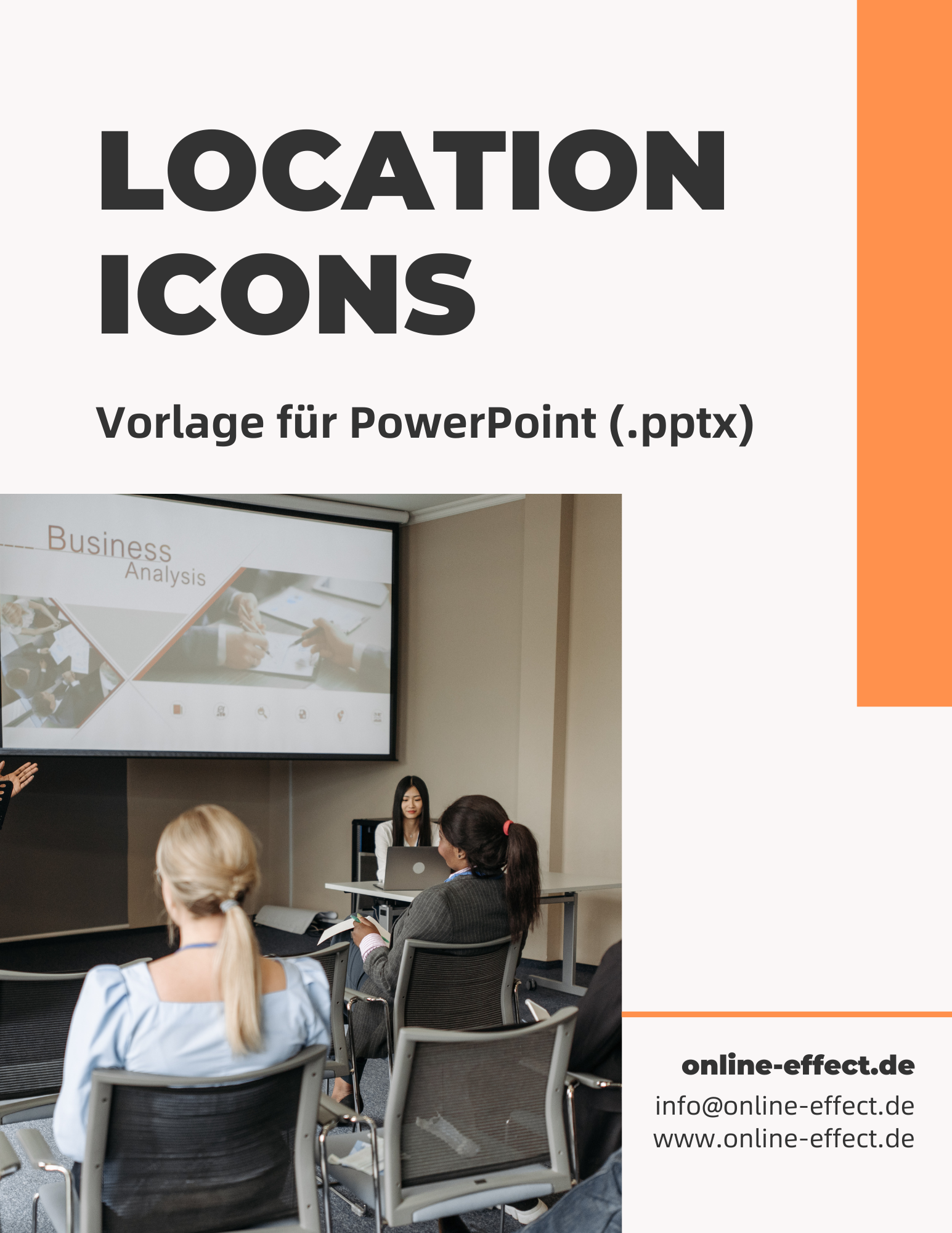 Location Icons - Vorlage für Powerpoint