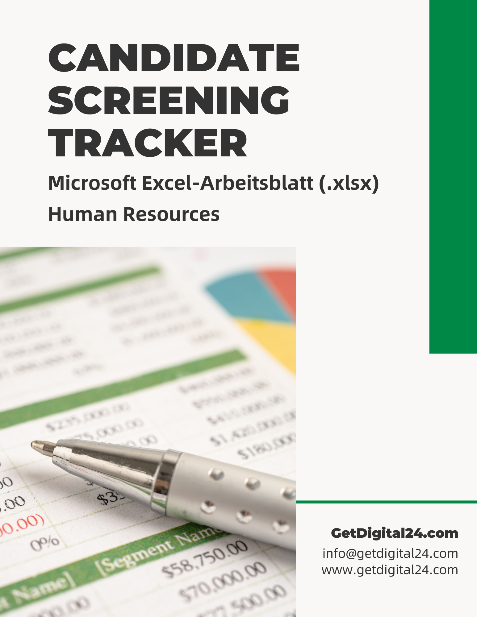 Candidate-Screening-Tracker Excel Vorlage