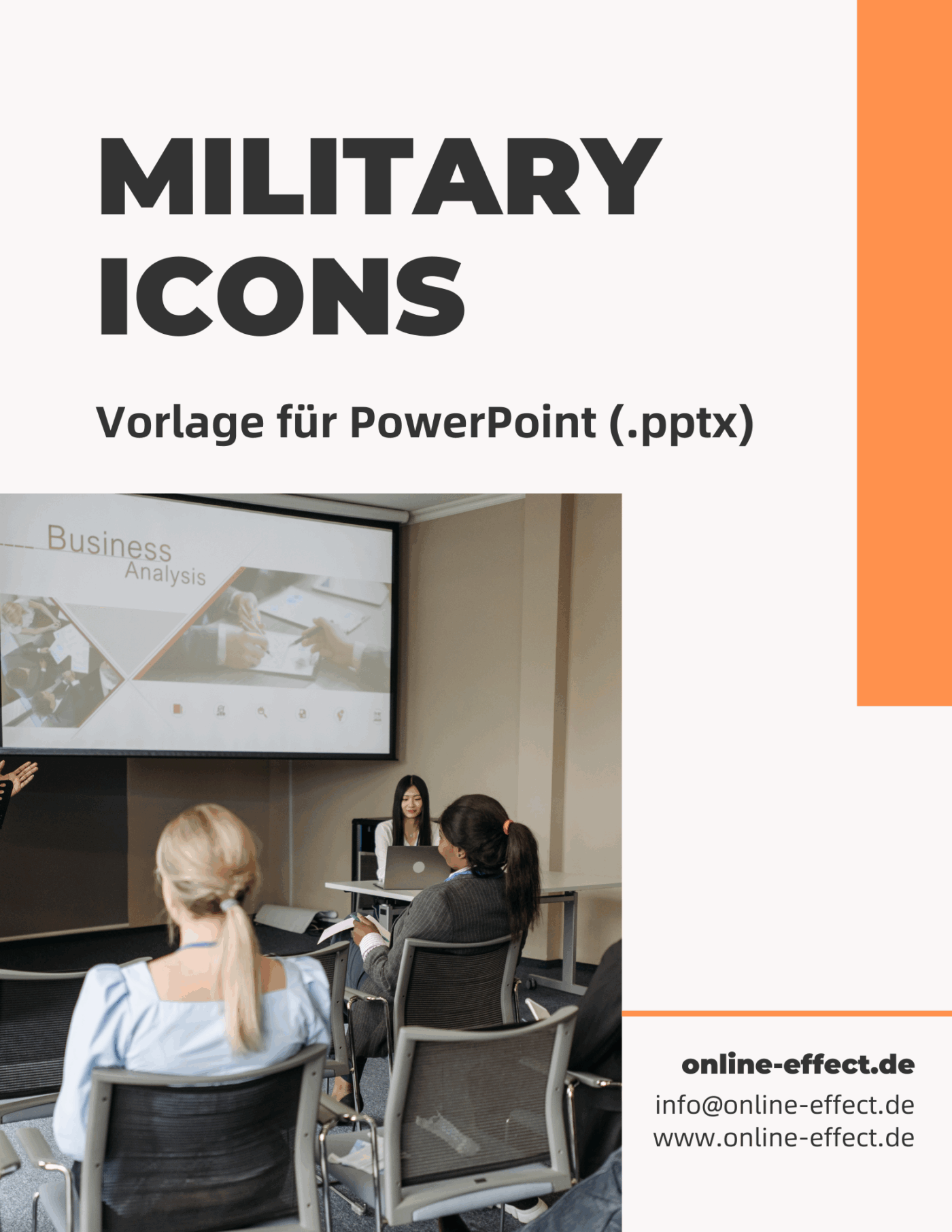 Military Icons - Vorlage für Powerpoint