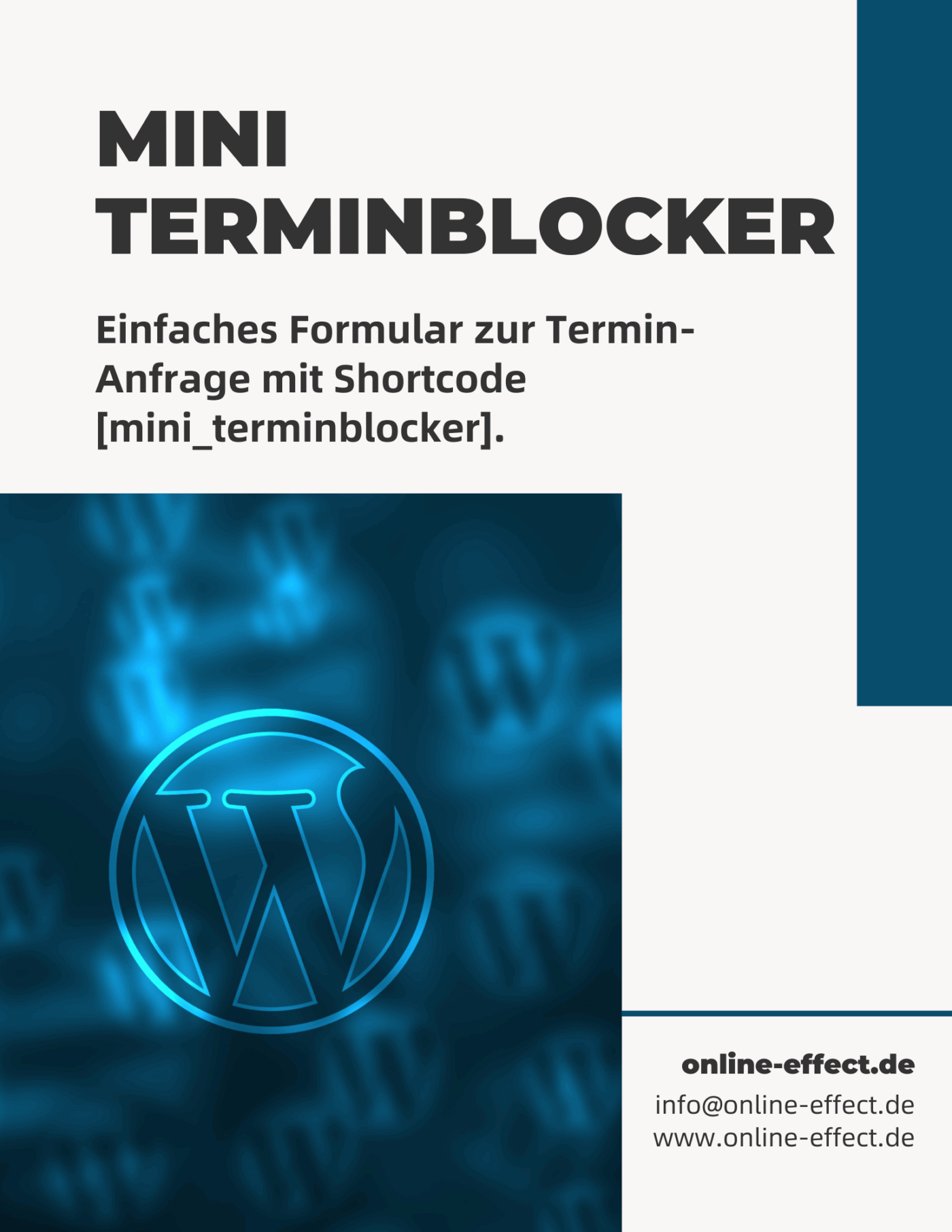 Mini Terminblocker WordPress Plugin