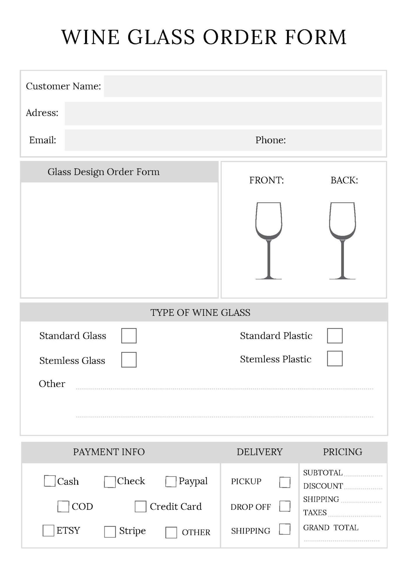 Order Forms Bundle – Bild 8