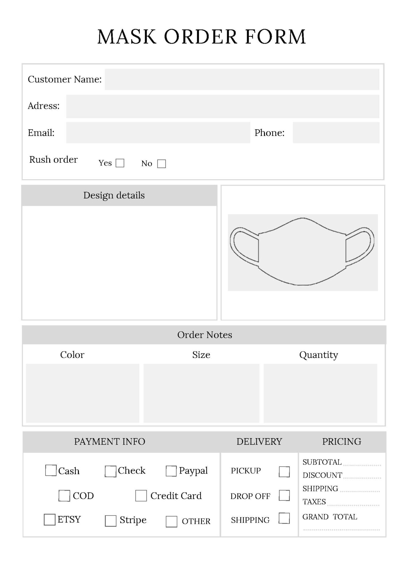 Order Forms Bundle – Bild 13