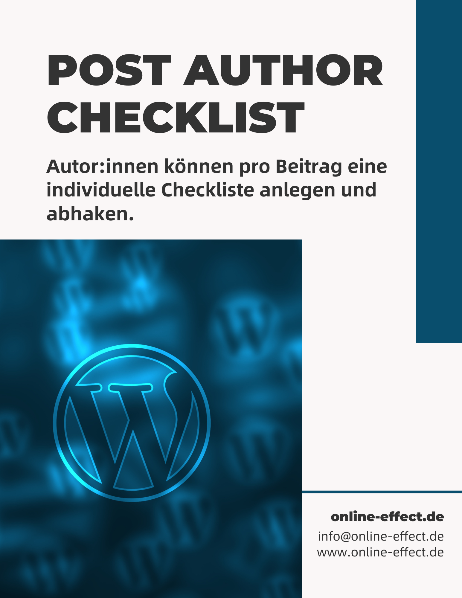 Post Author Checklist - WordPress Plugin