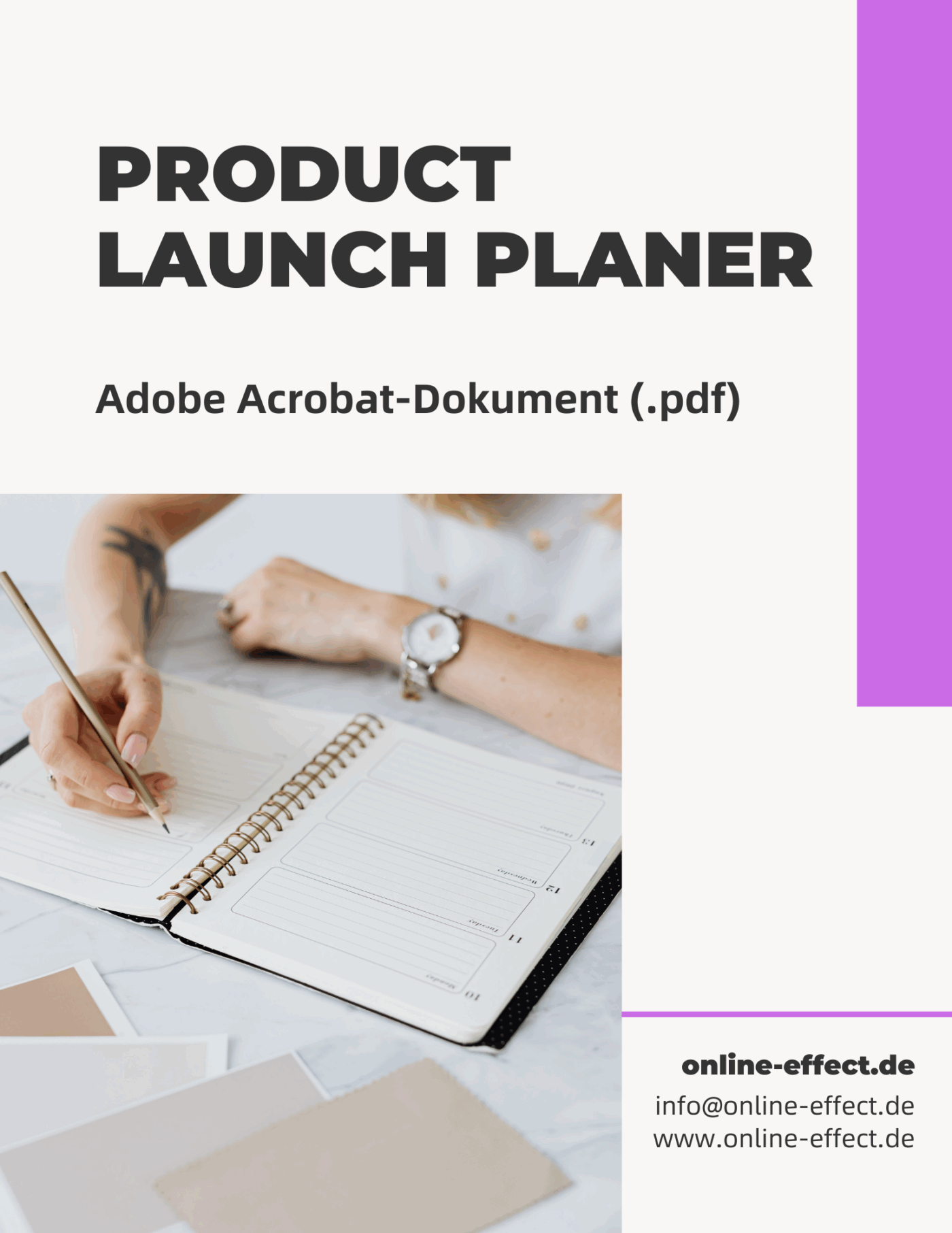 Product Launch Planer Deutsch