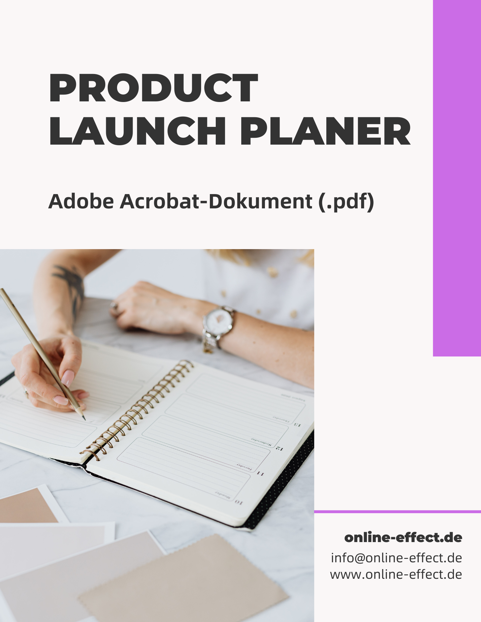 Product Launch Planer Deutsch