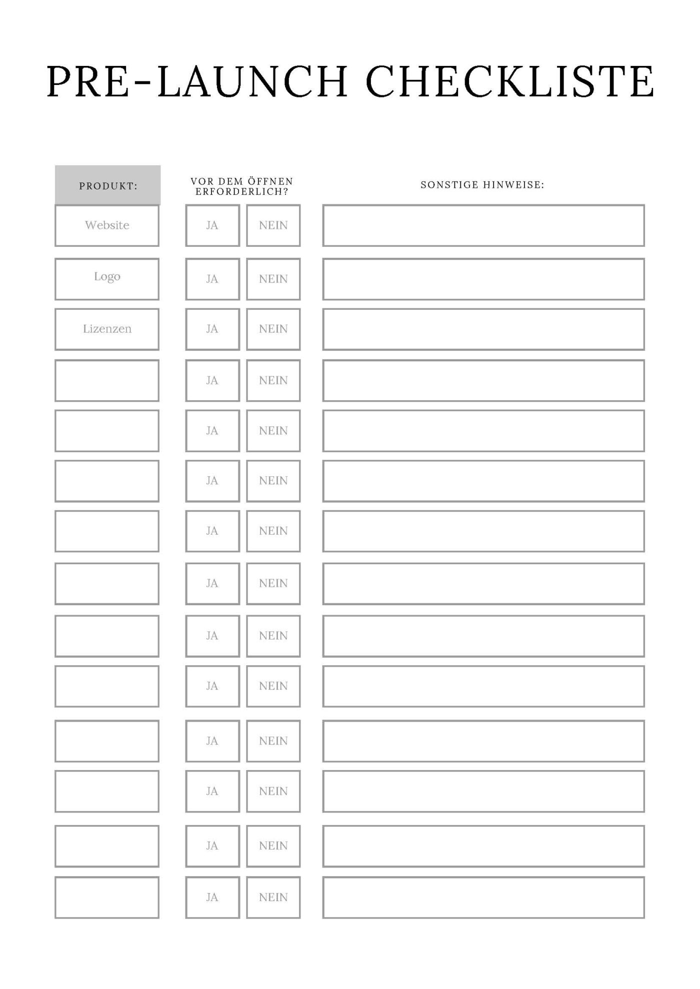Product Launch Planer – Bild 20