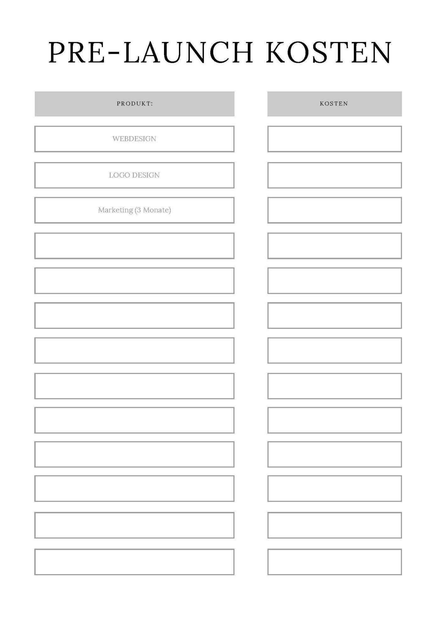 Product Launch Planer – Bild 21