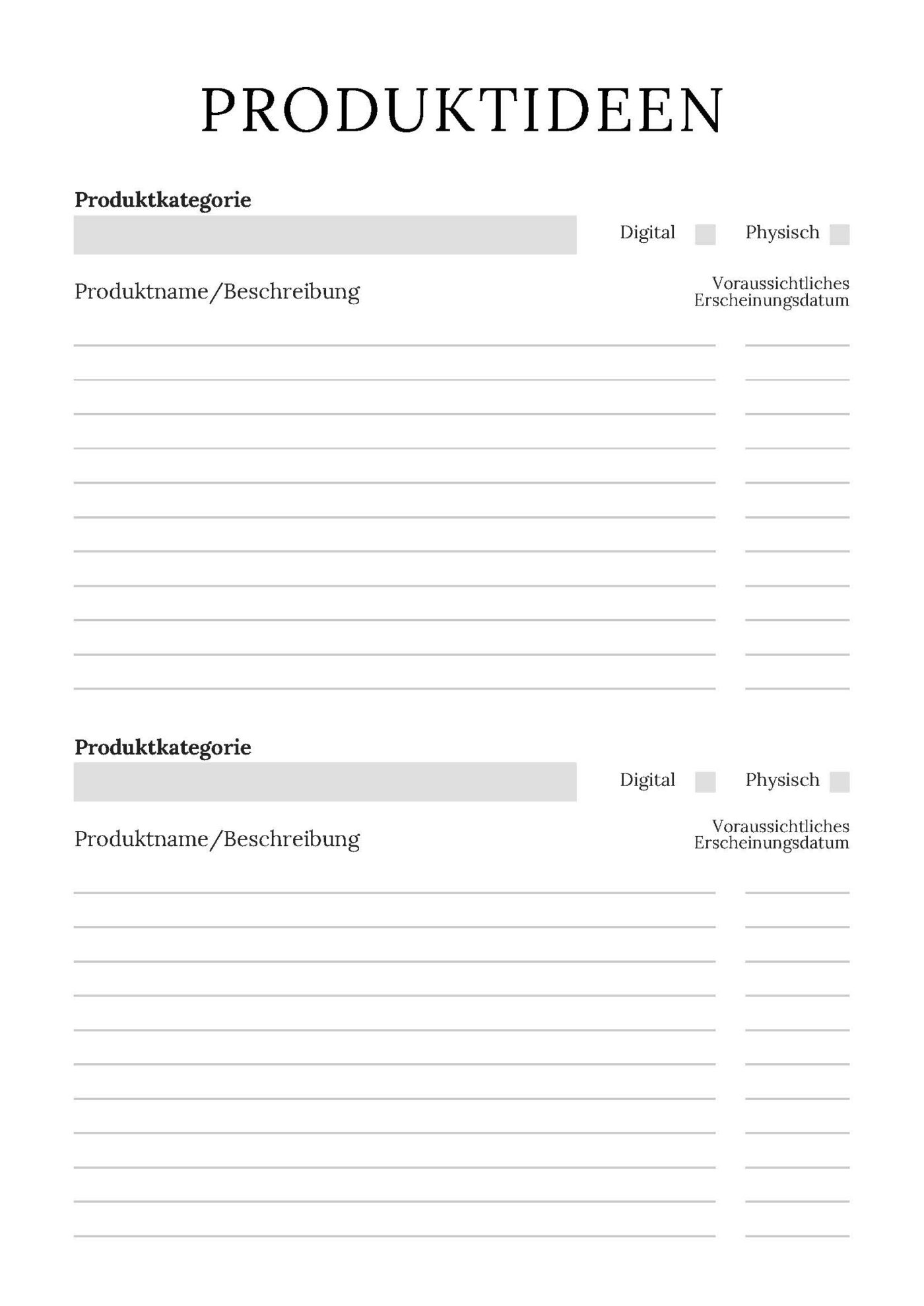 Product Launch Planer – Bild 27