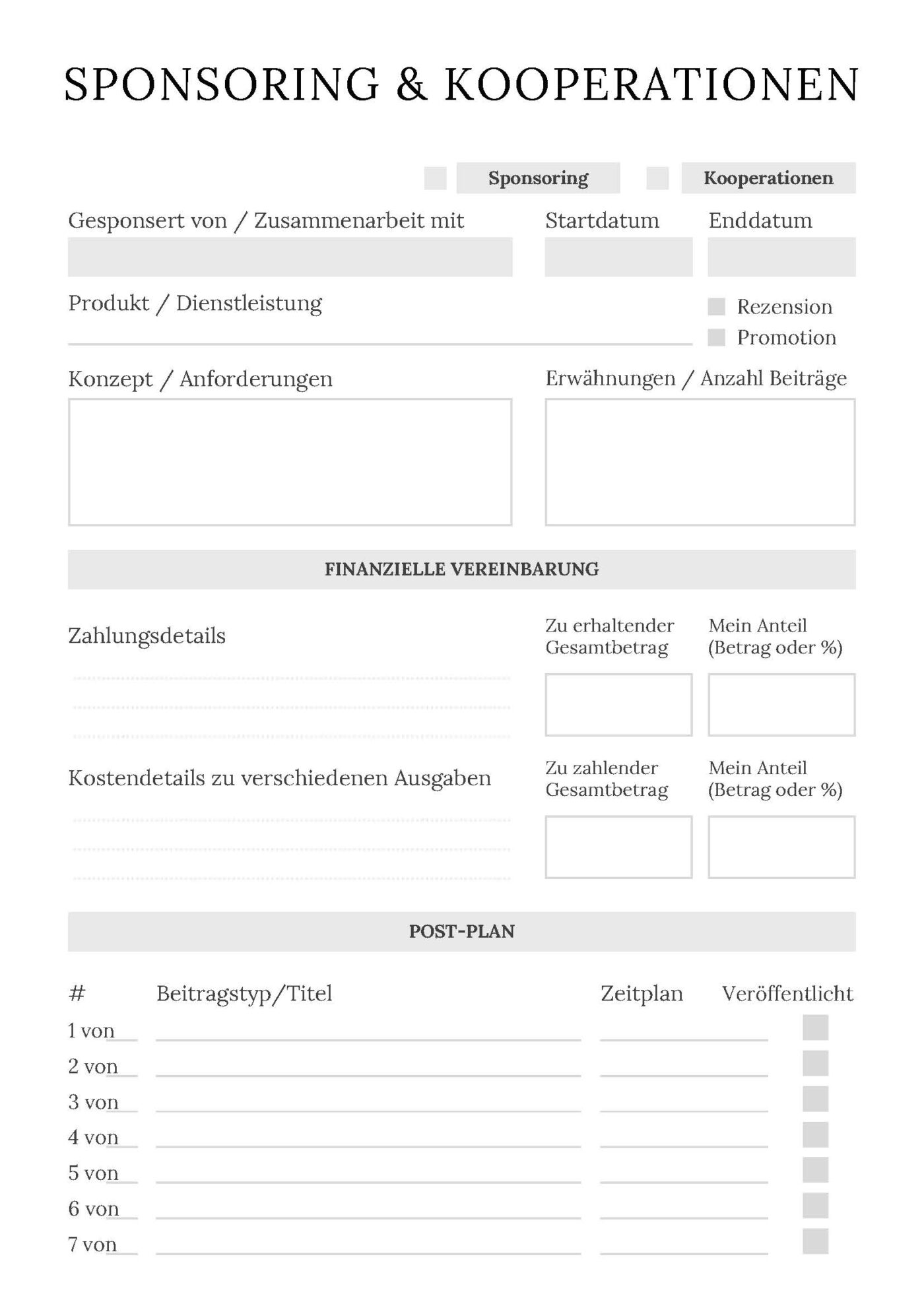 Product Launch Planer – Bild 39