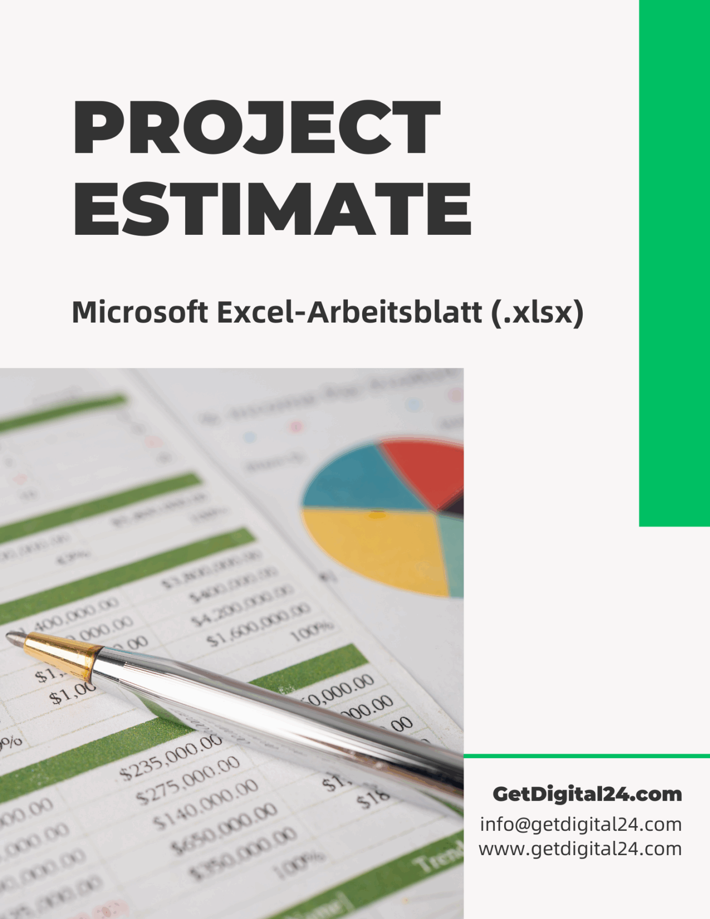 Project Estimate Template Excel Vorlage