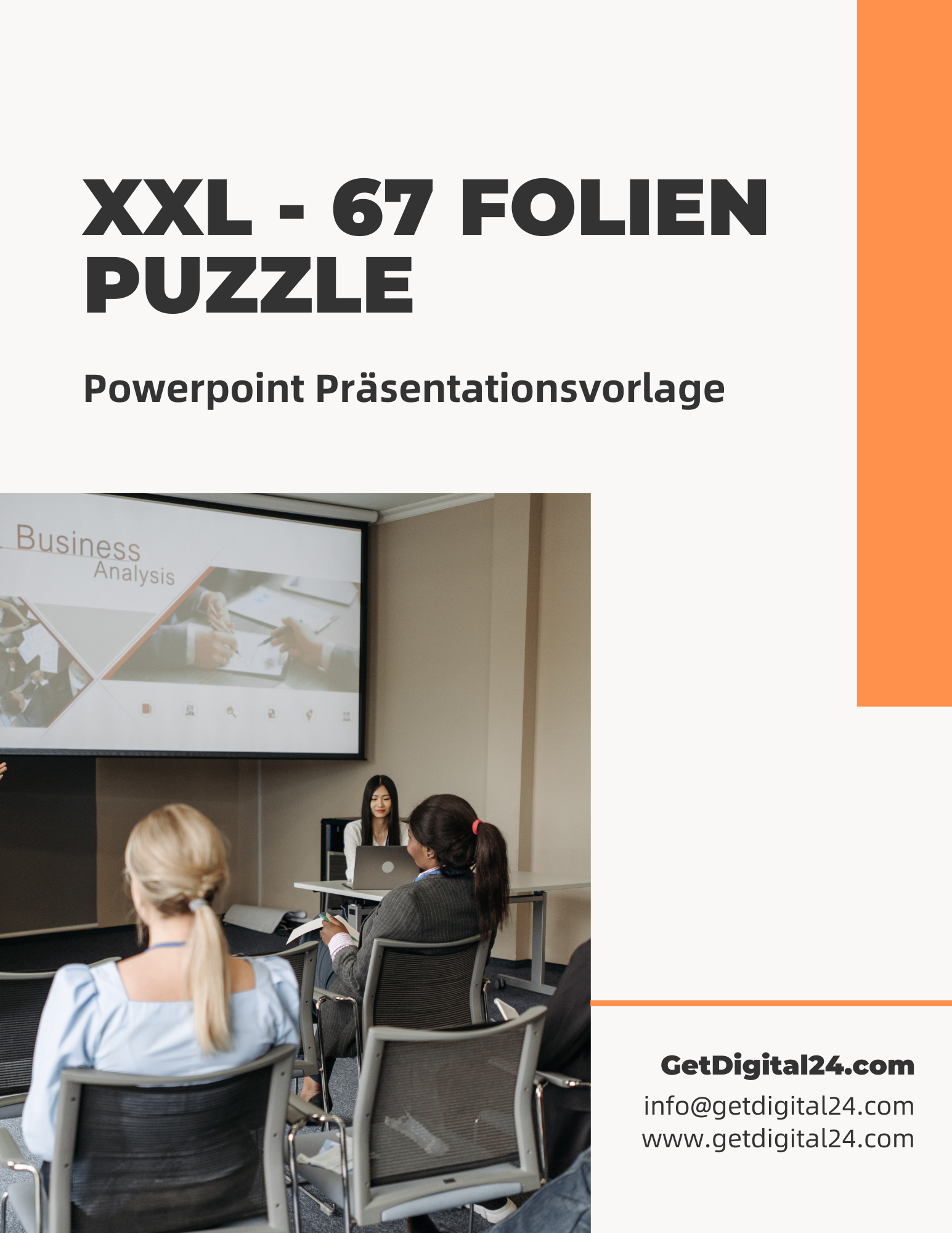 XXL Puzzle - 67 Folien Vorlage für Powerpoint