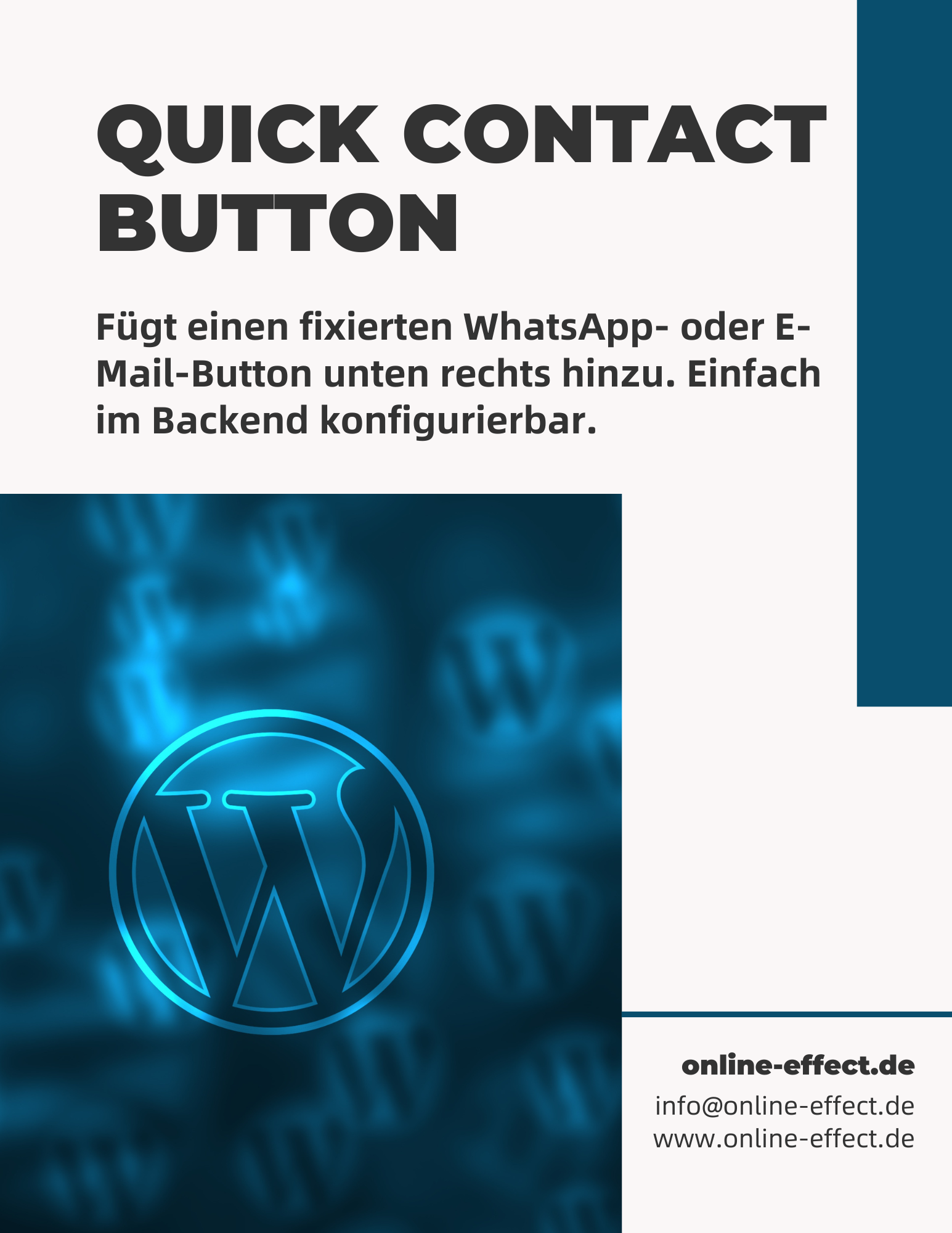 Quick Contact Button WordPress Plugin