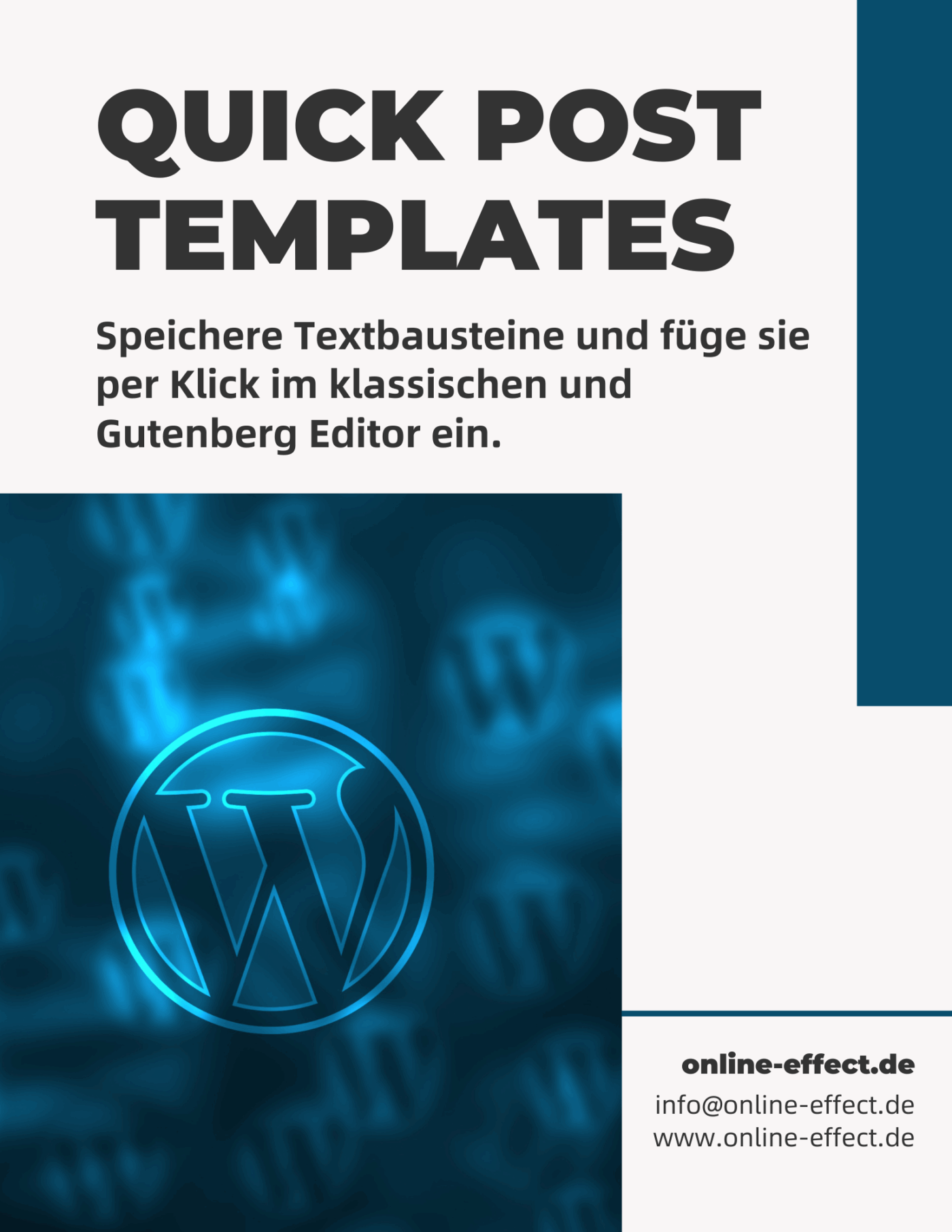 Quick Post Templates - WordPress Plugin