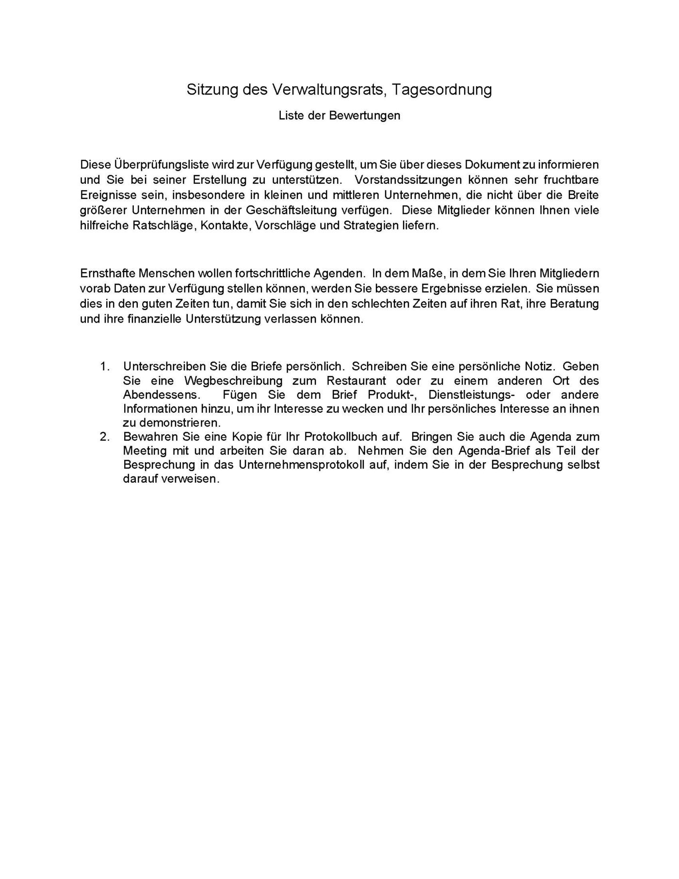 Sitzung des Verwaltungsrats - Tagesordnung Microsoft Word-Dokument (.docx) – Bild 4