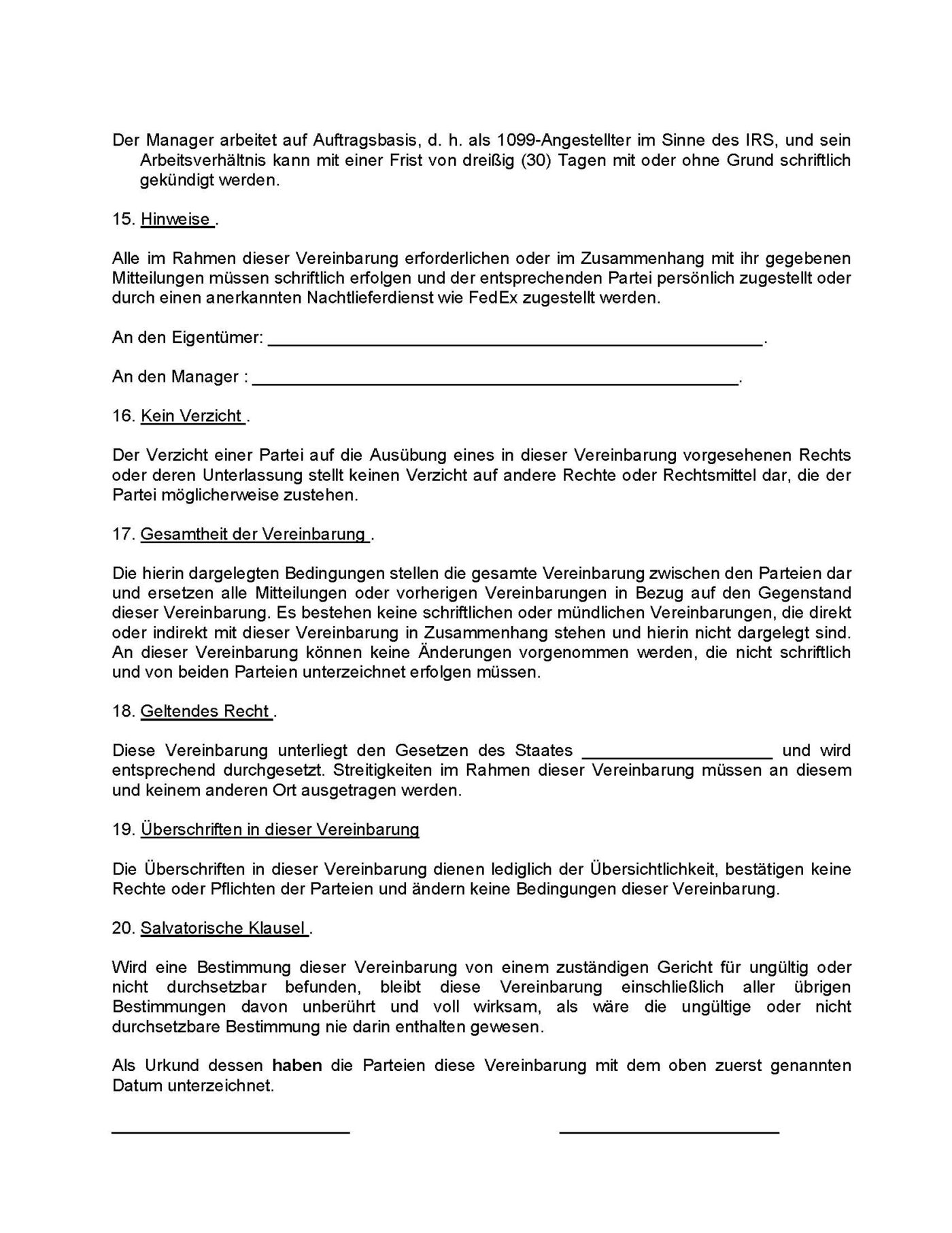Verwaltungsvereinbarung Microsoft Word-Dokument (.docx) – Bild 5