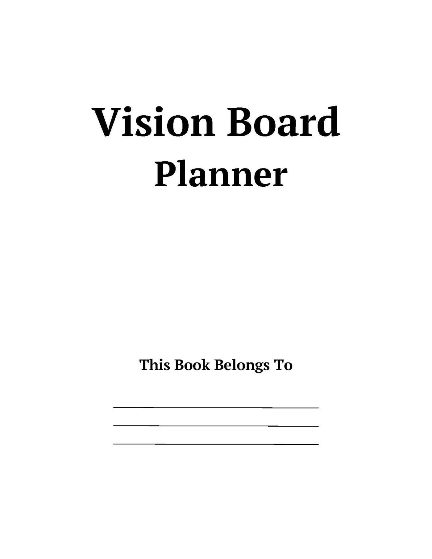 Vision Board Planner – Bild 2
