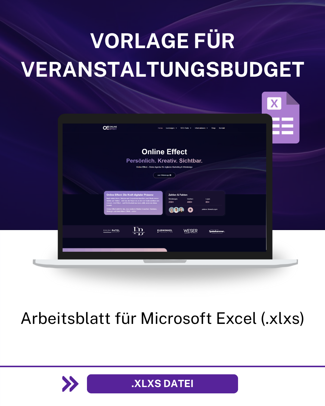 Vorlage für Veranstaltungsbudget