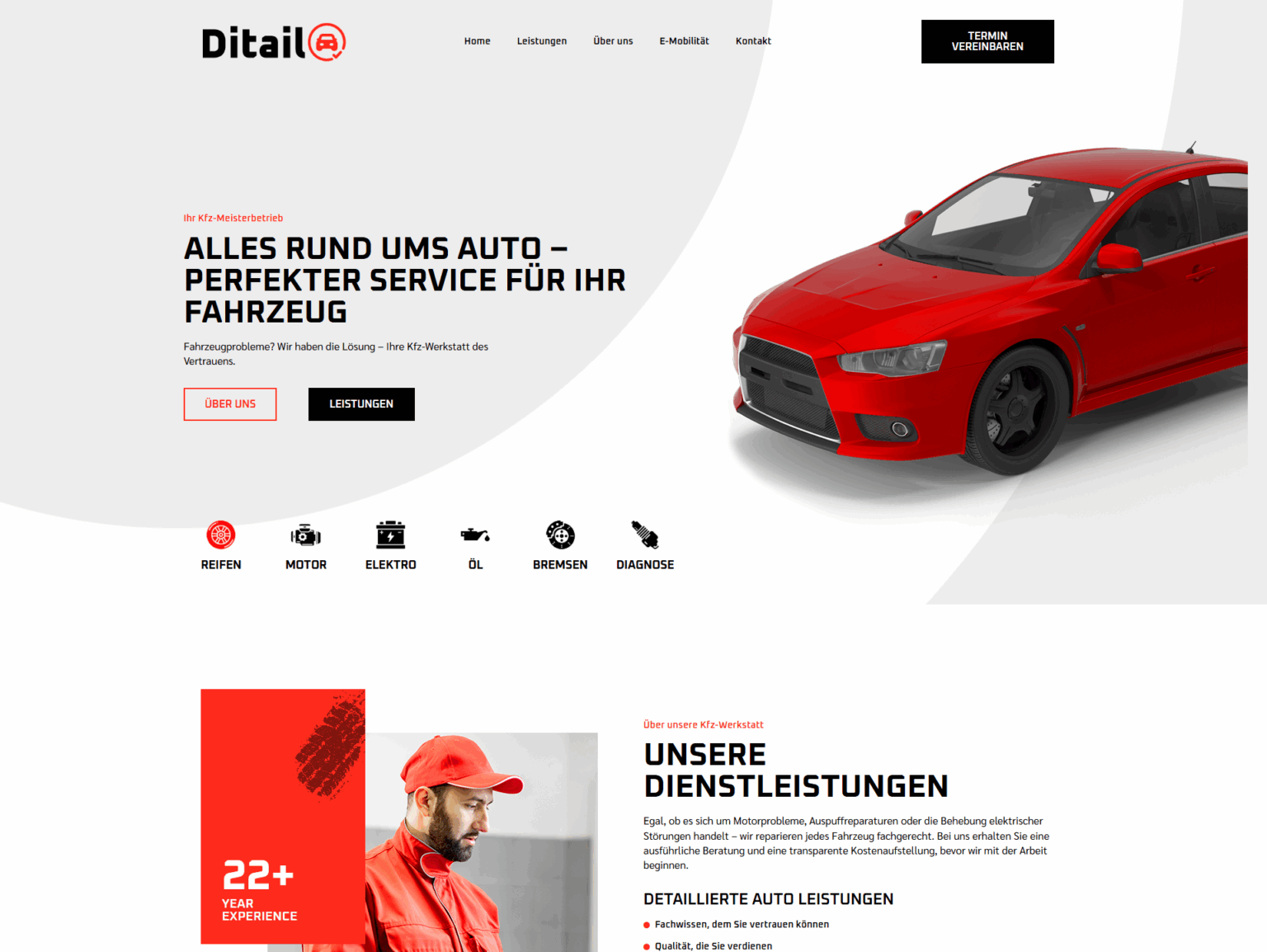 Webdesign Referenz Kfz Aufbereiter