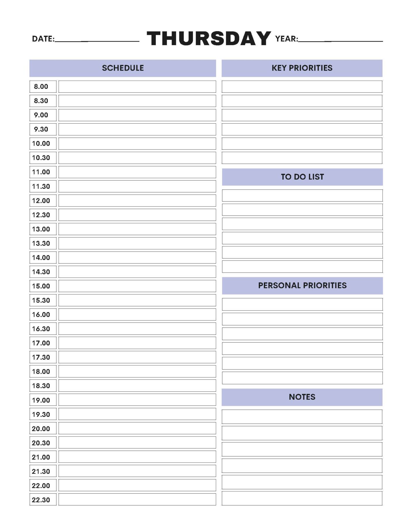 Work From Home Planner – Bild 20