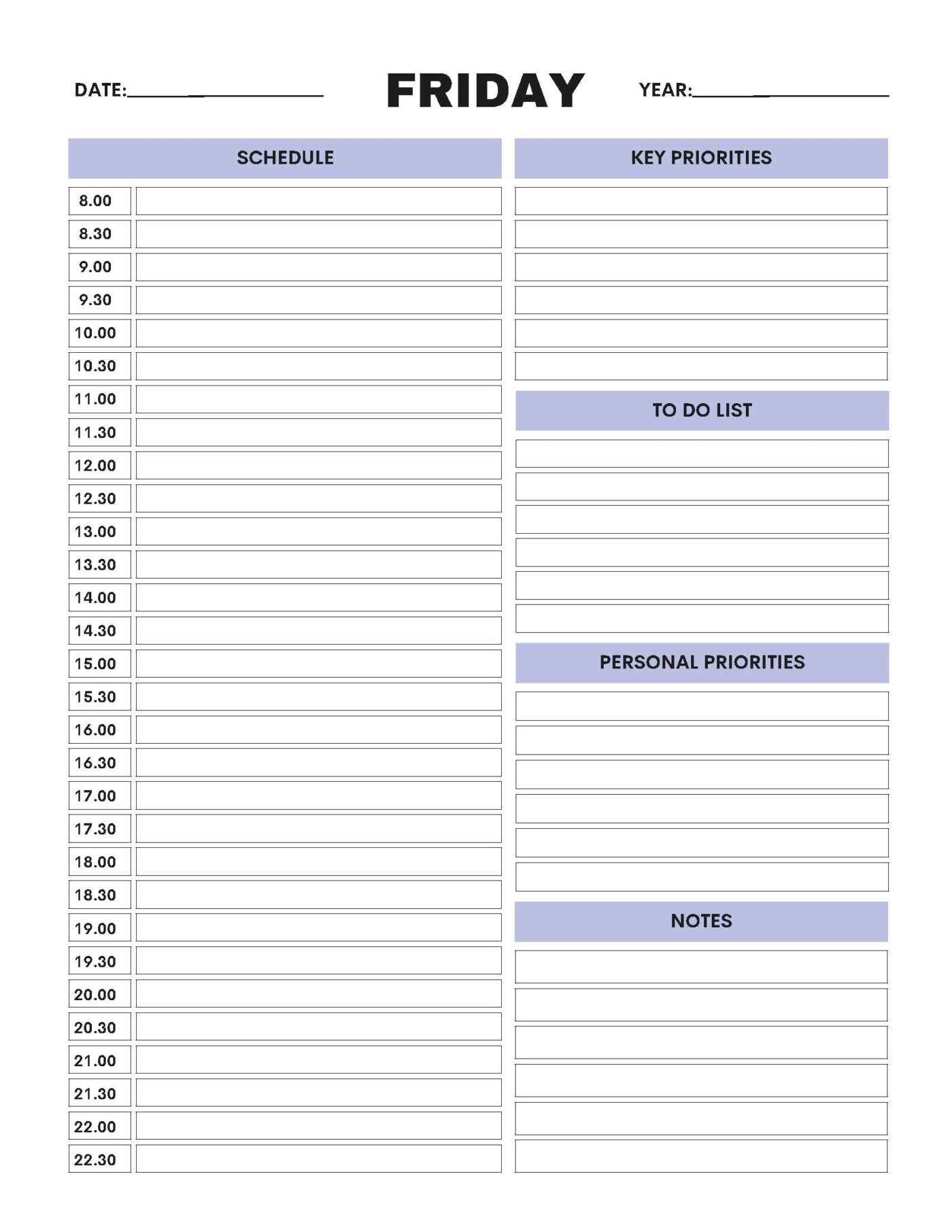 Work From Home Planner – Bild 21