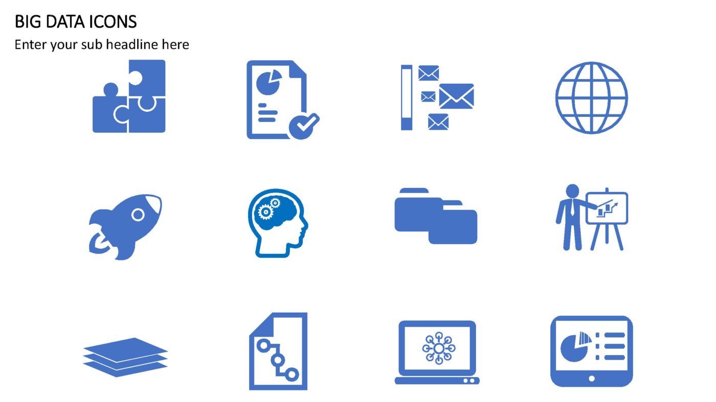Big Data Icons - Vorlage für Powerpoint – Bild 5