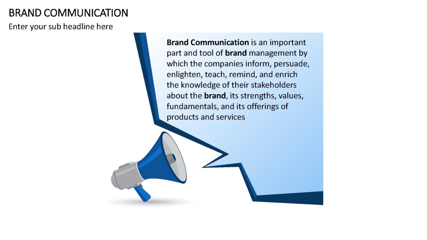 Brand Communication Vorlage für Powerpoint – Bild 13