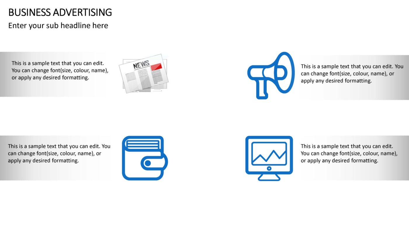 Business Advertising Vorlage für Powerpoint – Bild 2