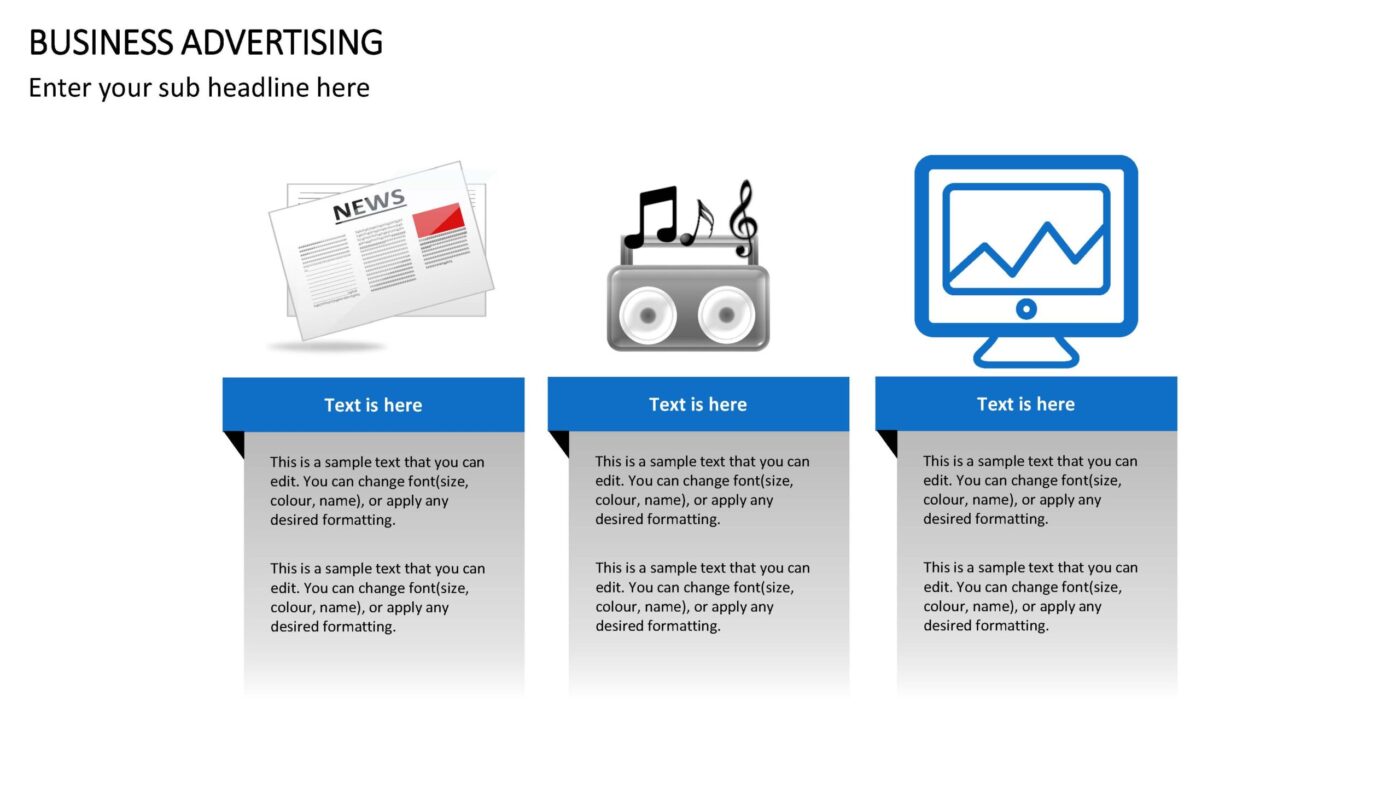 Business Advertising Vorlage für Powerpoint – Bild 5