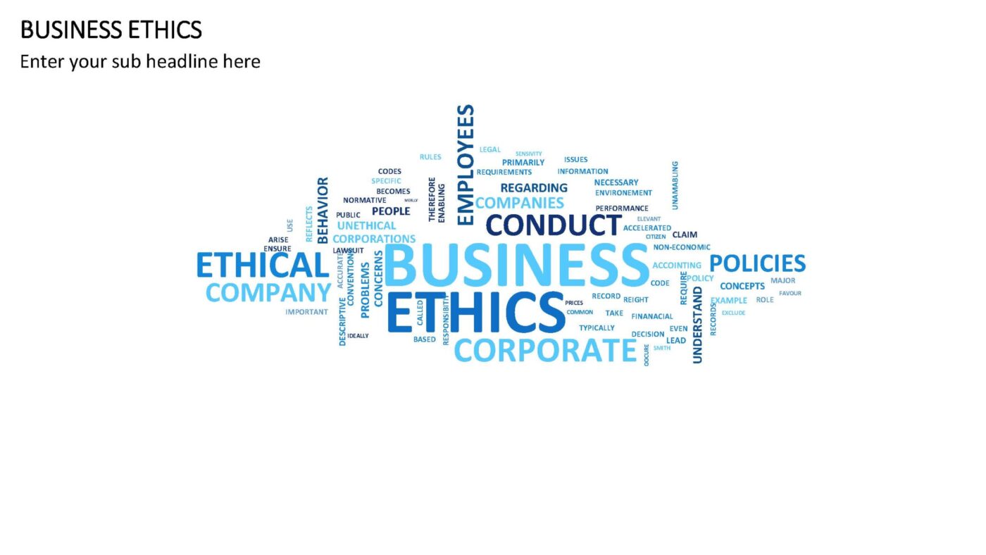 Business Ethics Vorlage für Powerpoint – Bild 15