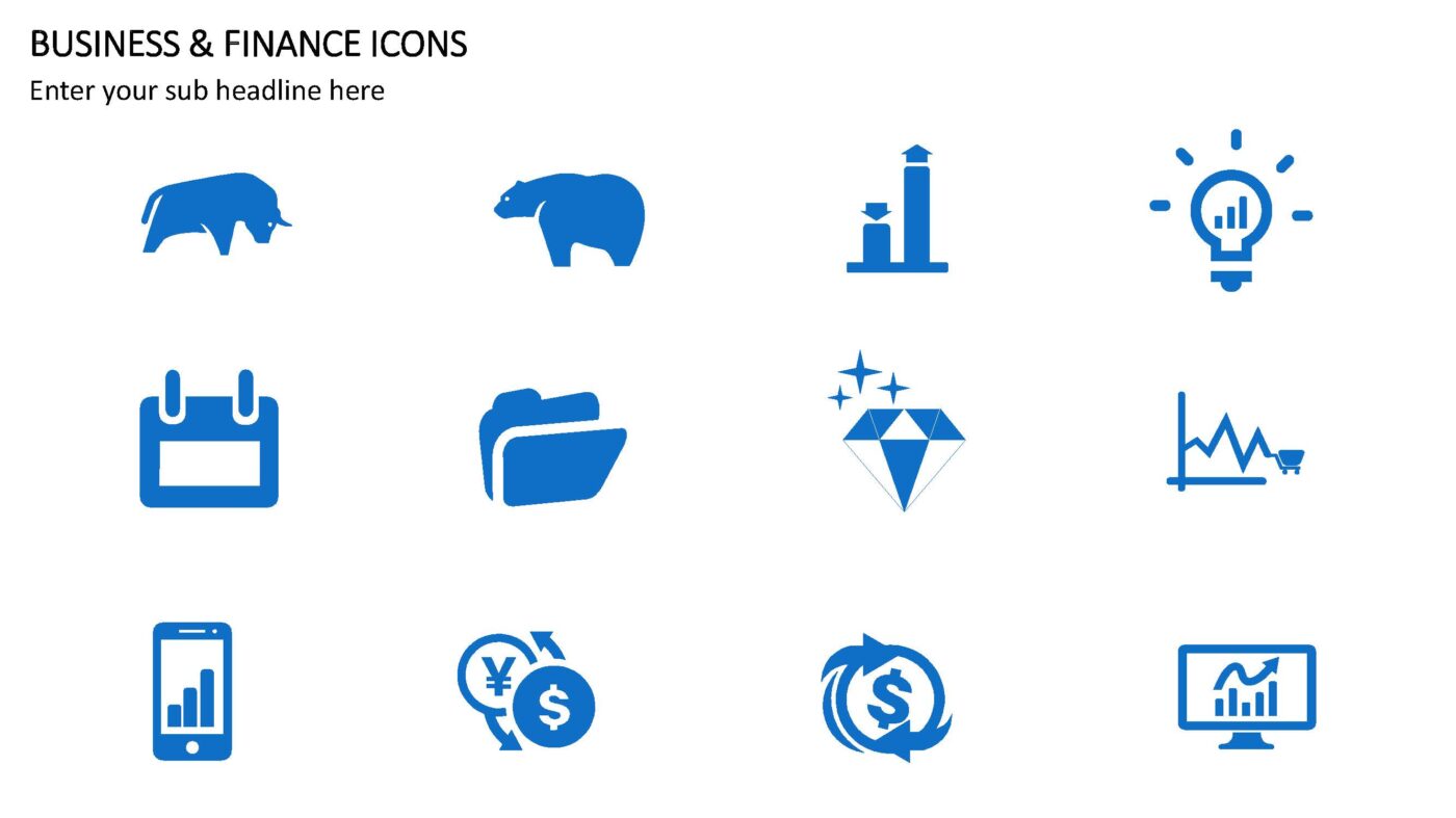 Business & Finance Icons - Vorlage für Powerpoint – Bild 5