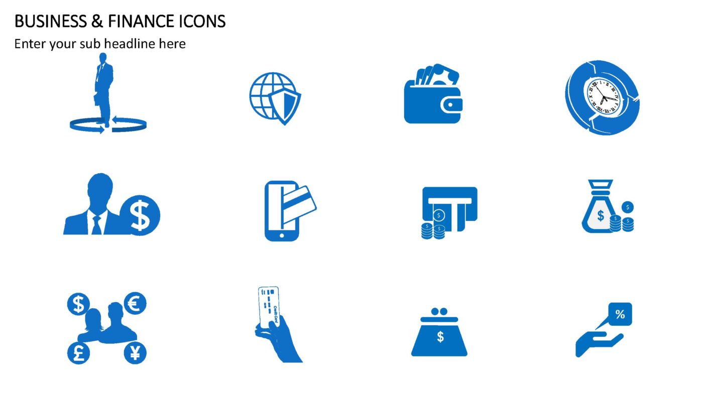 Business & Finance Icons - Vorlage für Powerpoint – Bild 7