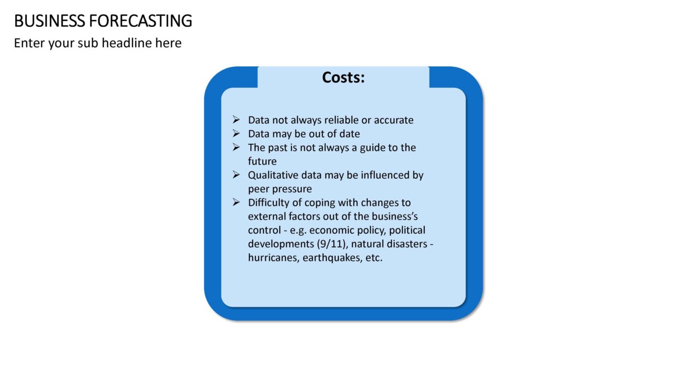 Business Forecasting Vorlage für Powerpoint – Bild 12