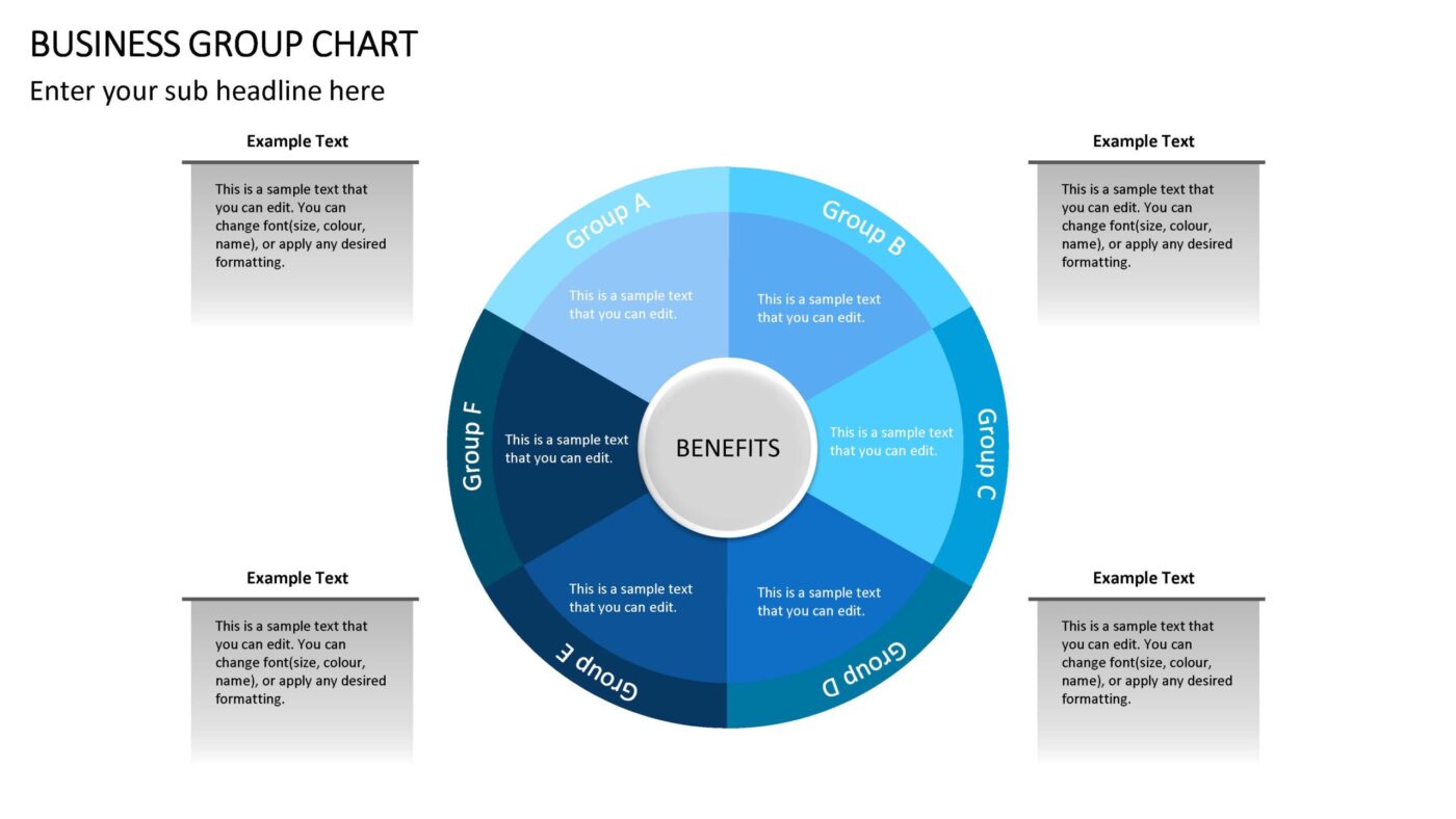 Business Group Chart Vorlage für Powerpoint – Bild 4