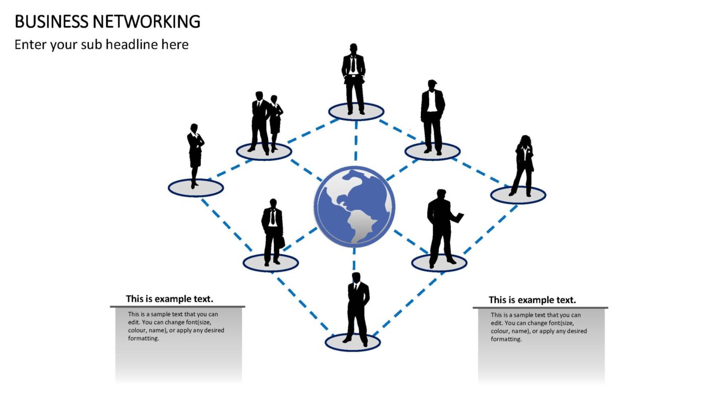 Business Networking Vorlage für Powerpoint – Bild 2