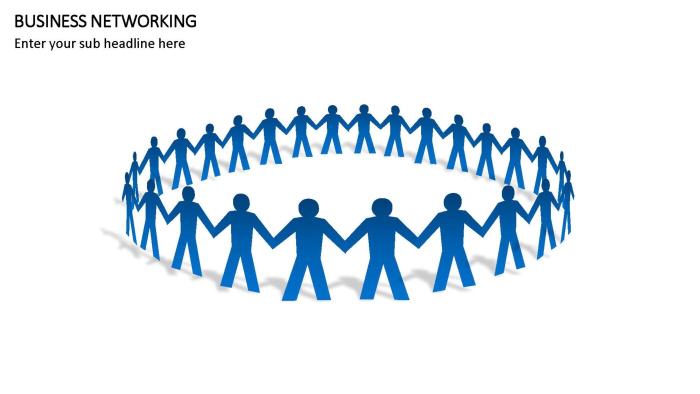 Business Networking Vorlage für Powerpoint – Bild 4