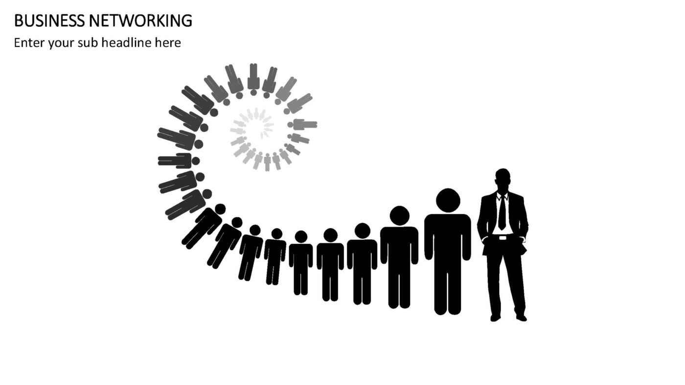 Business Networking Vorlage für Powerpoint – Bild 5