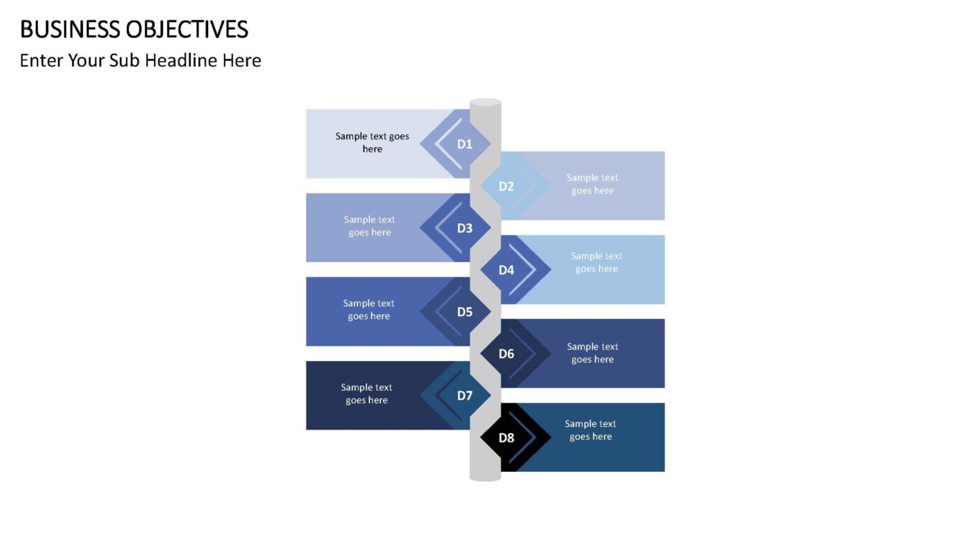 Business Objectives Vorlage für Powerpoint – Bild 9
