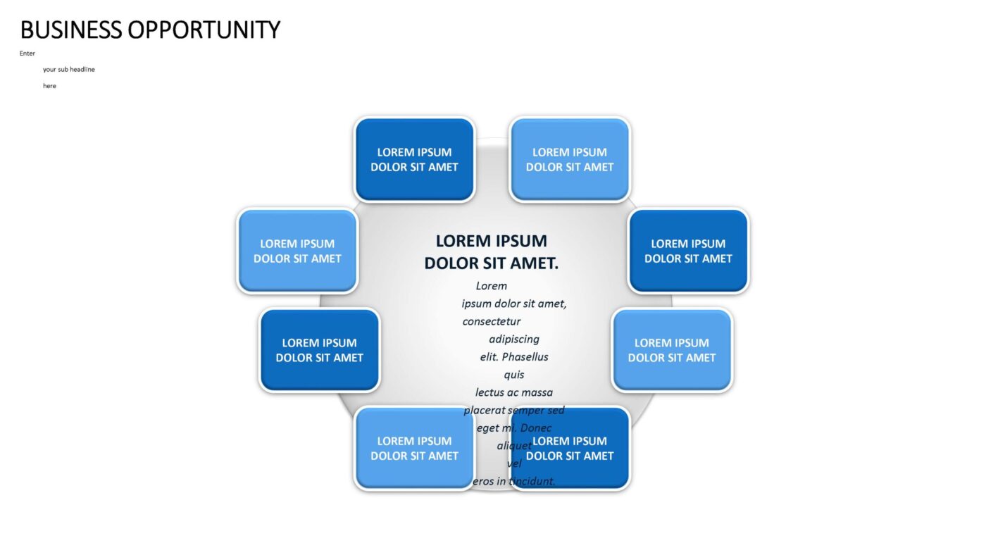 Business Opportunity Vorlage für Powerpoint – Bild 3