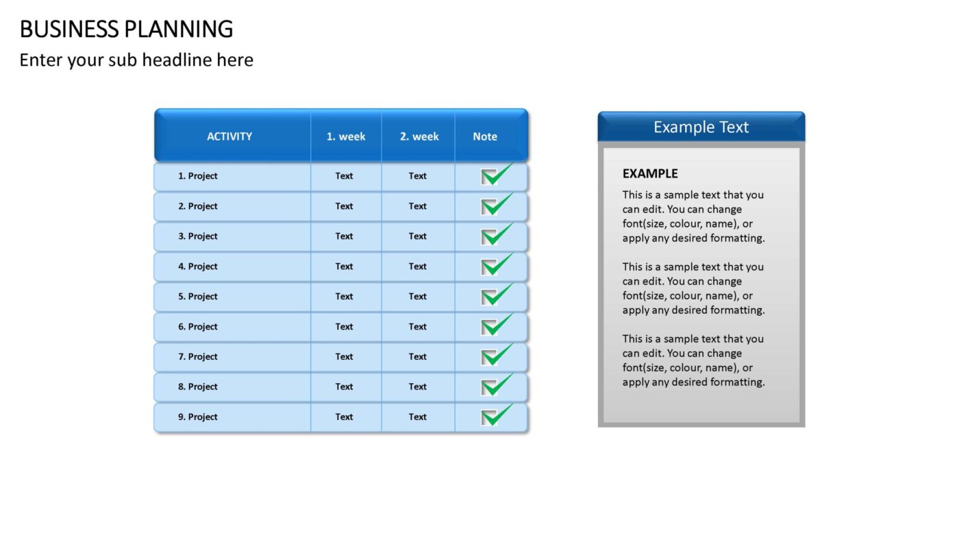 Business Planning - Vorlage für Powerpoint – Bild 9