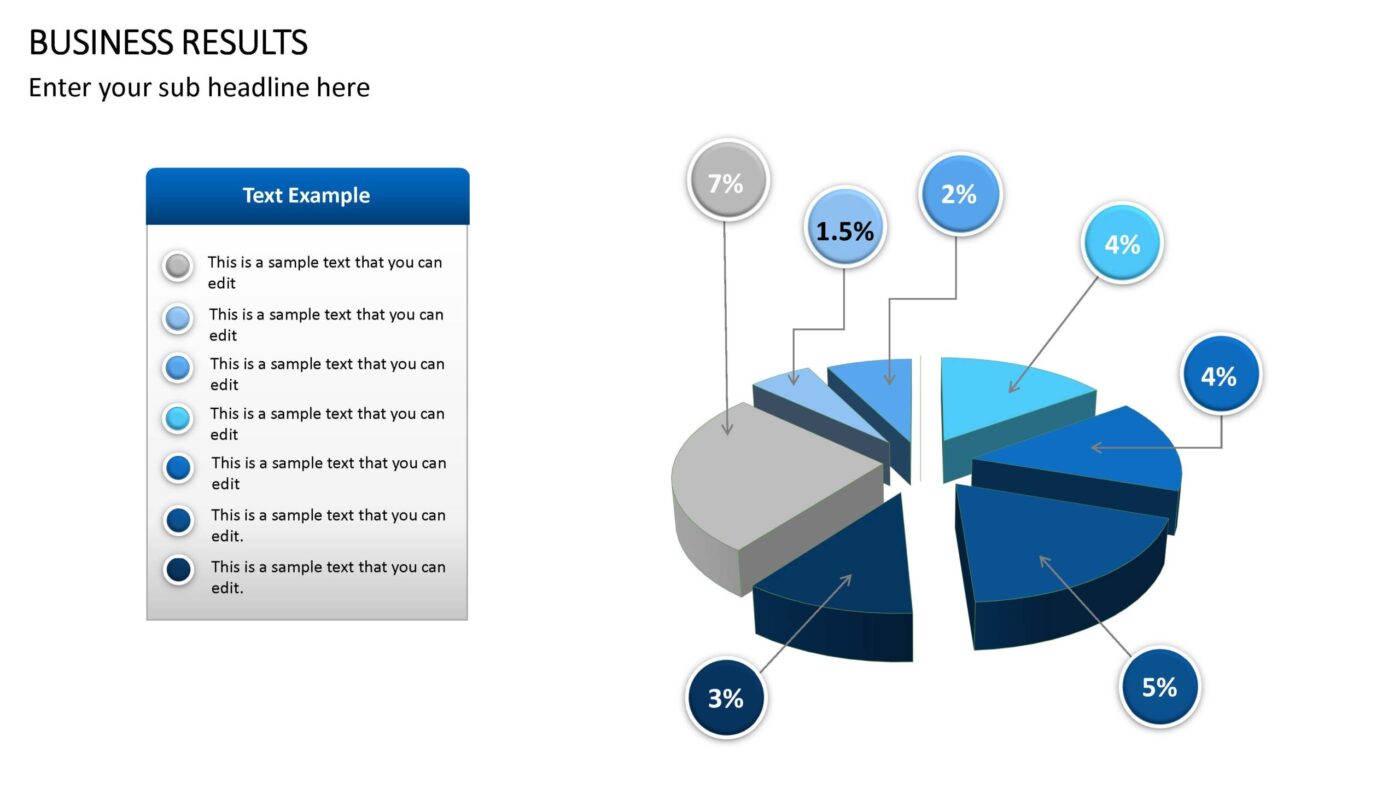 Business Results - Vorlage für Powerpoint – Bild 2