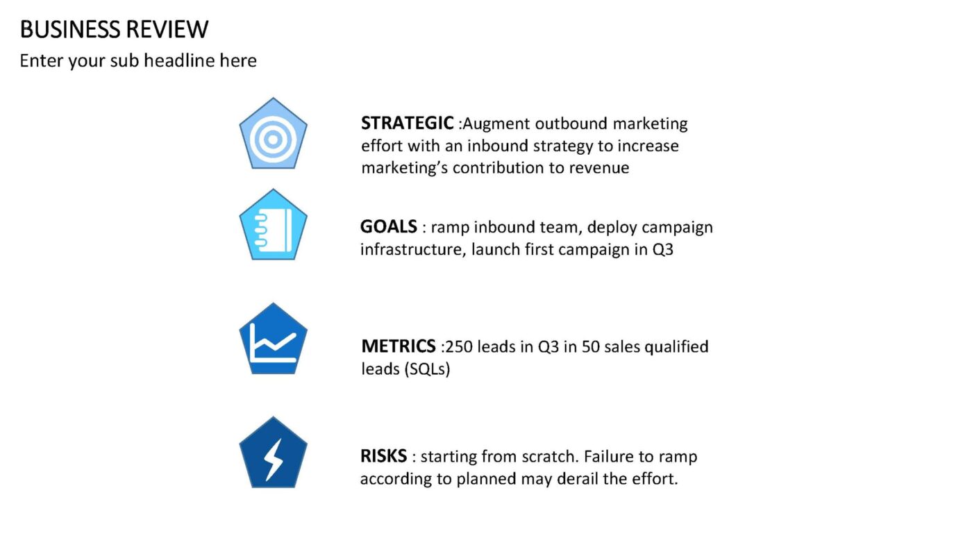 Business Review - Vorlage für Powerpoint – Bild 3