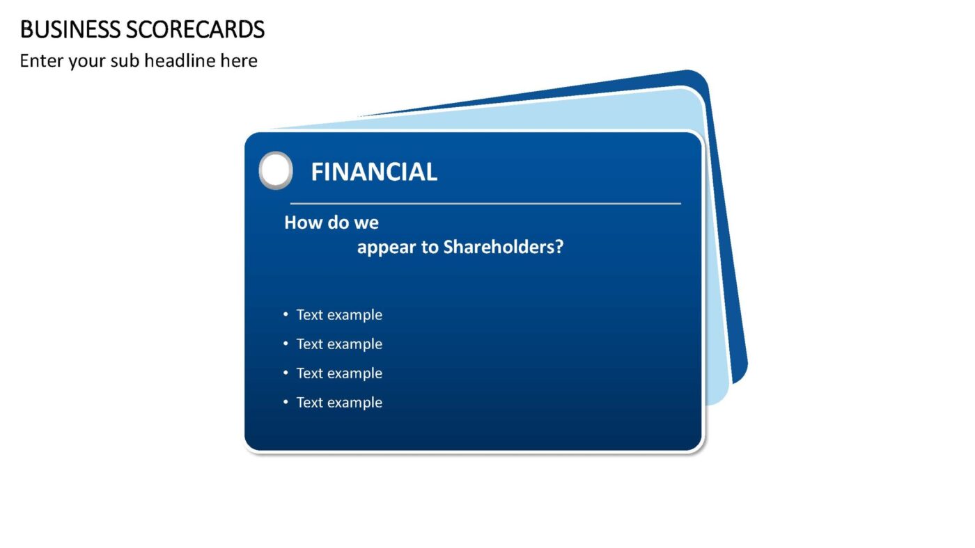 Business Scorecards - Vorlage für Powerpoint – Bild 5