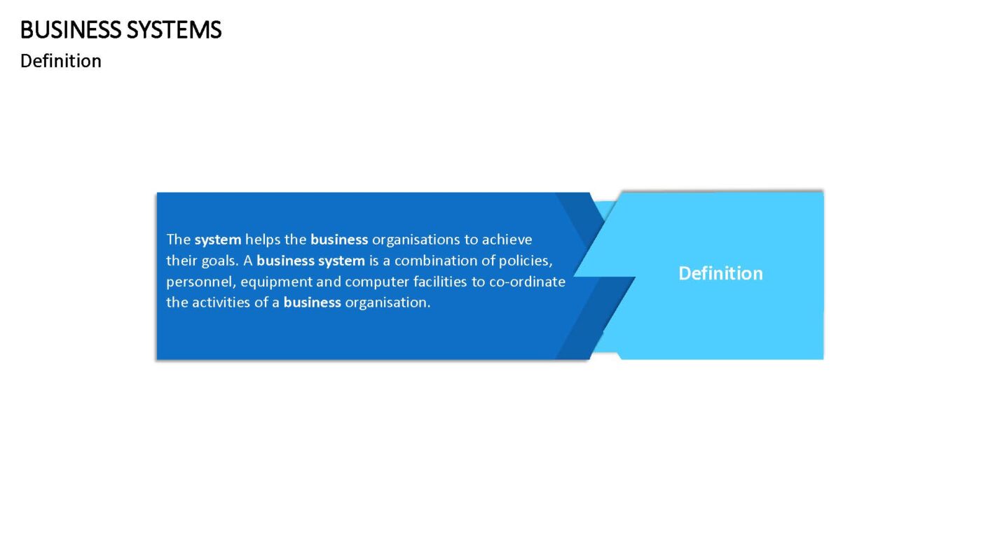 Business Systems - Vorlage für Powerpoint – Bild 2