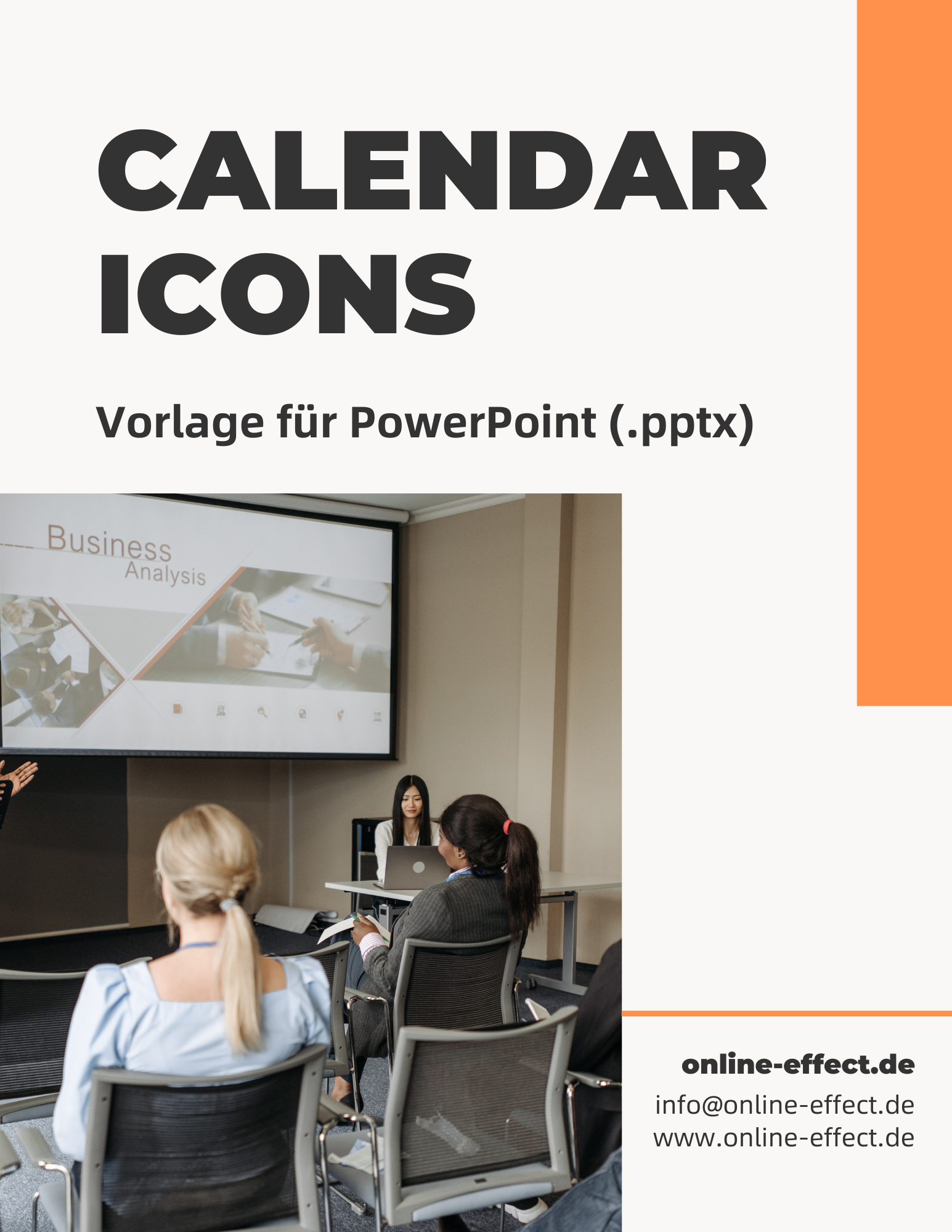 Calendar Icons - Vorlage für Powerpoint