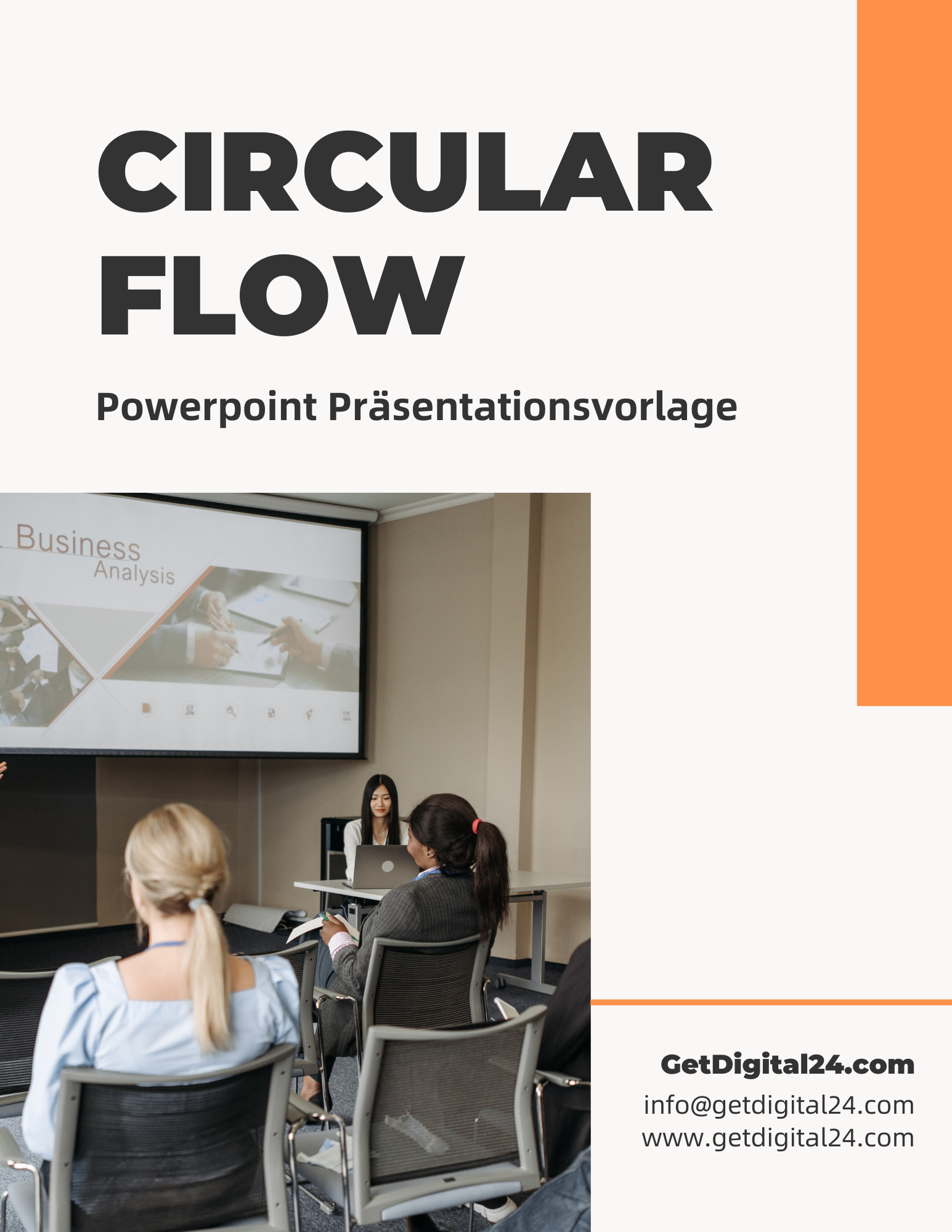 Circular Flow - Vorlage für Powerpoint