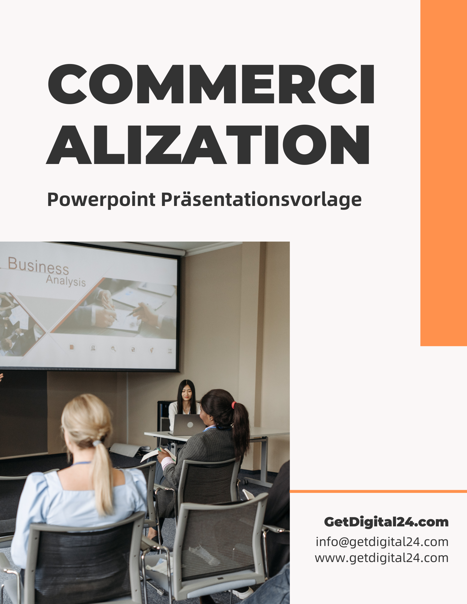 Commercialization - Vorlage für Powerpoint