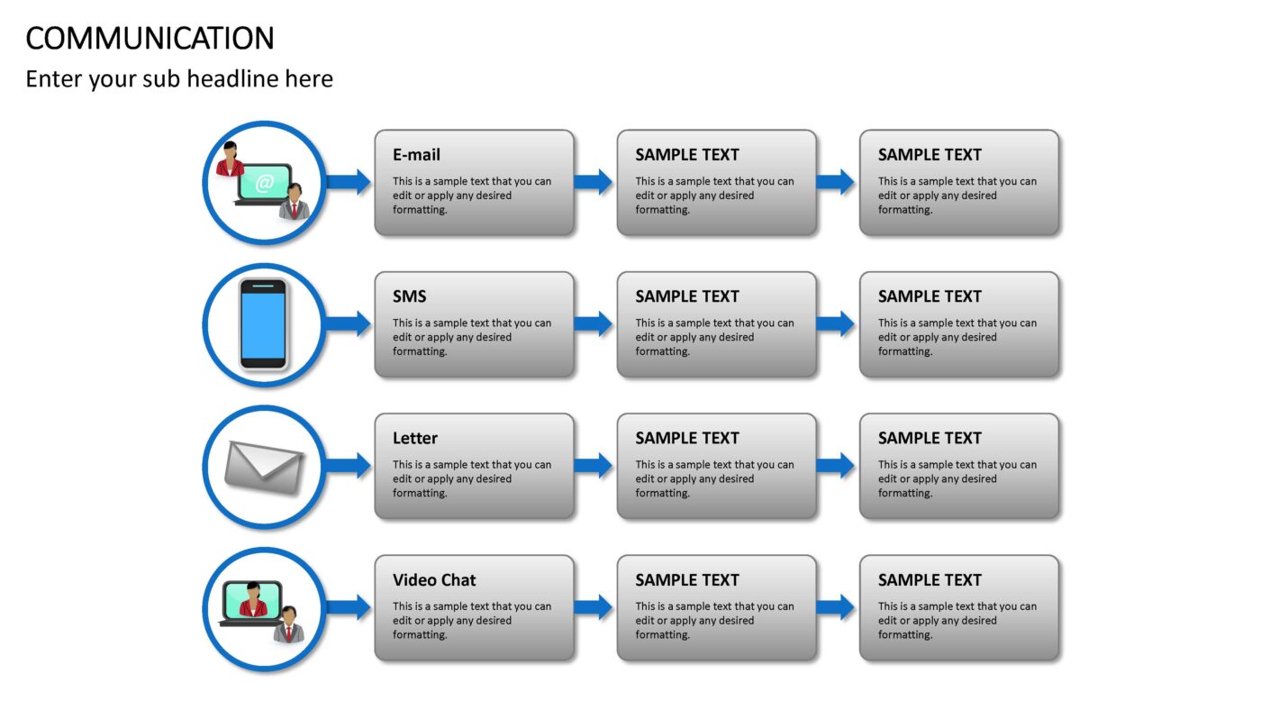 Communication - Vorlage für Powerpoint – Bild 7